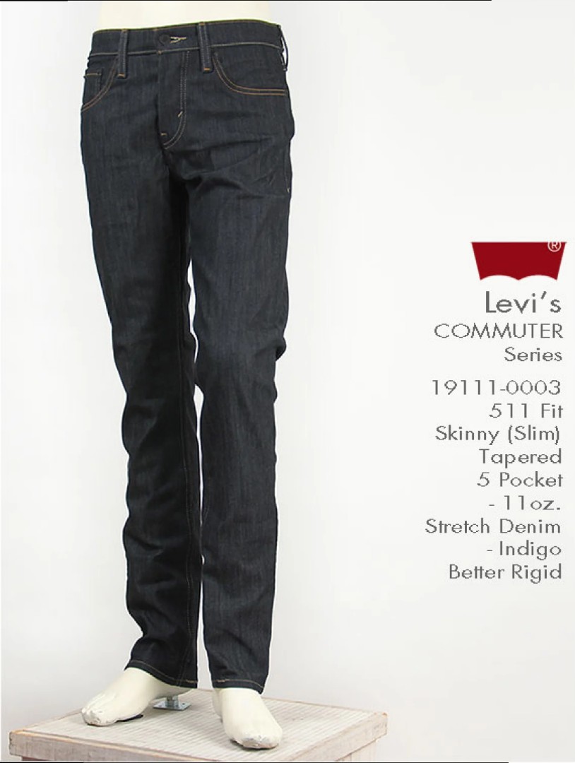 Levi's 511 Commuter Series, Men's Fashion, Bottoms, Jeans on Carousell