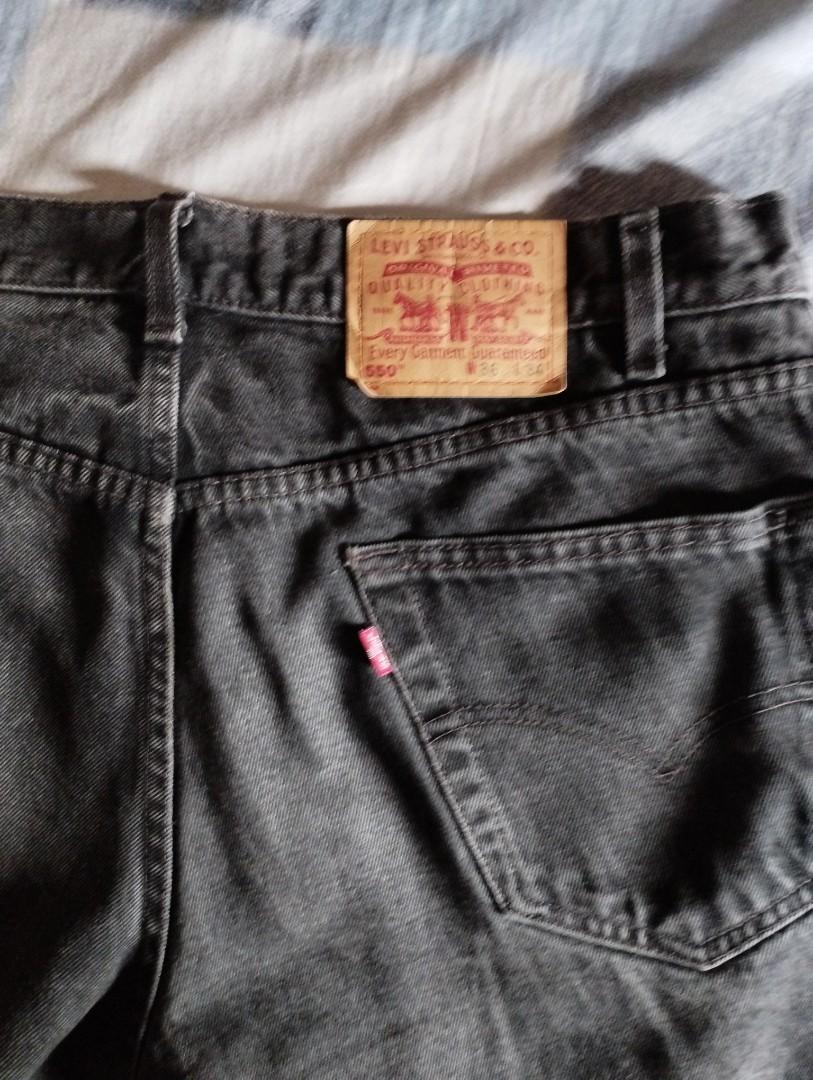 Levi 550 black discount