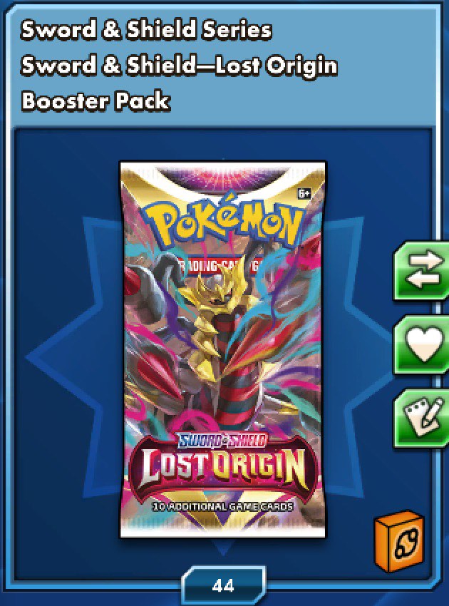 Lost Origin Packs Pokemon Online Packs PTCGO, Hobbies & Toys, Toys