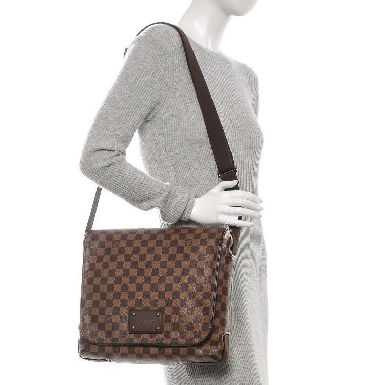 Brooklyn MM, Used & Preloved Louis Vuitton Messenger Bag, LXR Canada, Brown