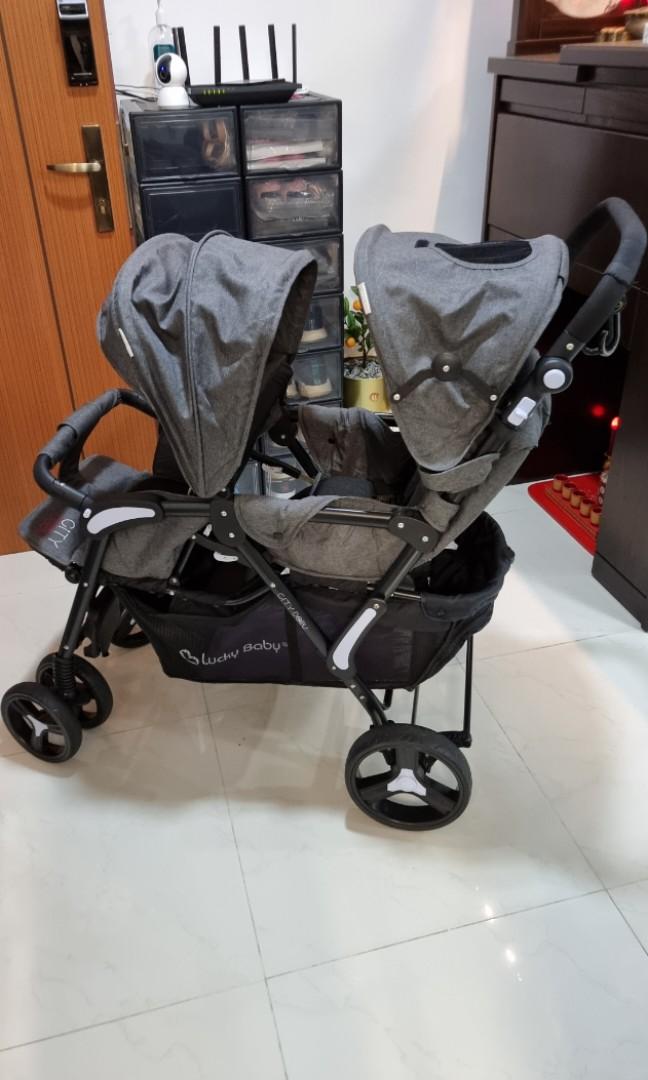 Lucky baby city duo plus twin stroller Babies Kids Going Out