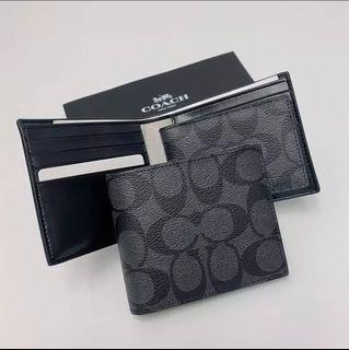 luxury Coach Men's Coin Wallet