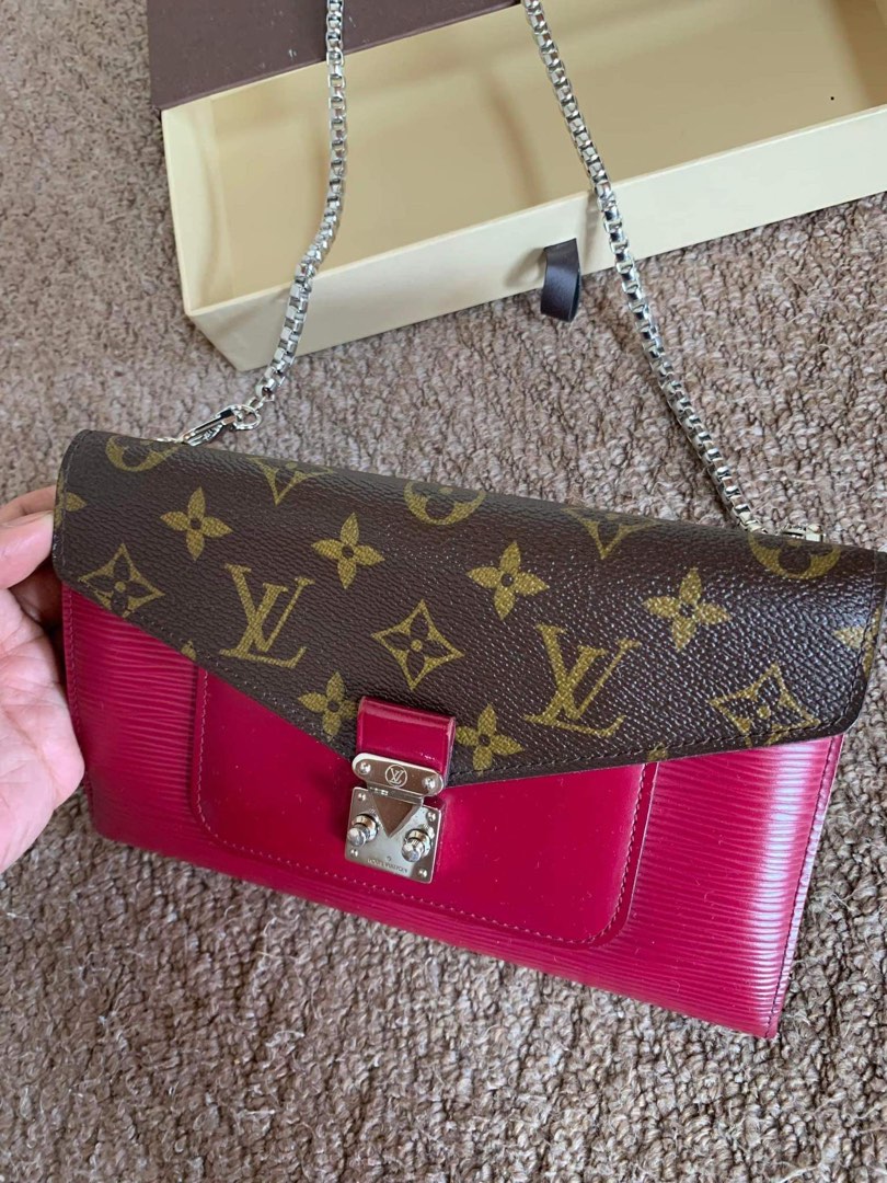 LOUIS VUITTON Epi Monogram Marie Rose Wallet Fuchsia | FASHIONPHILE