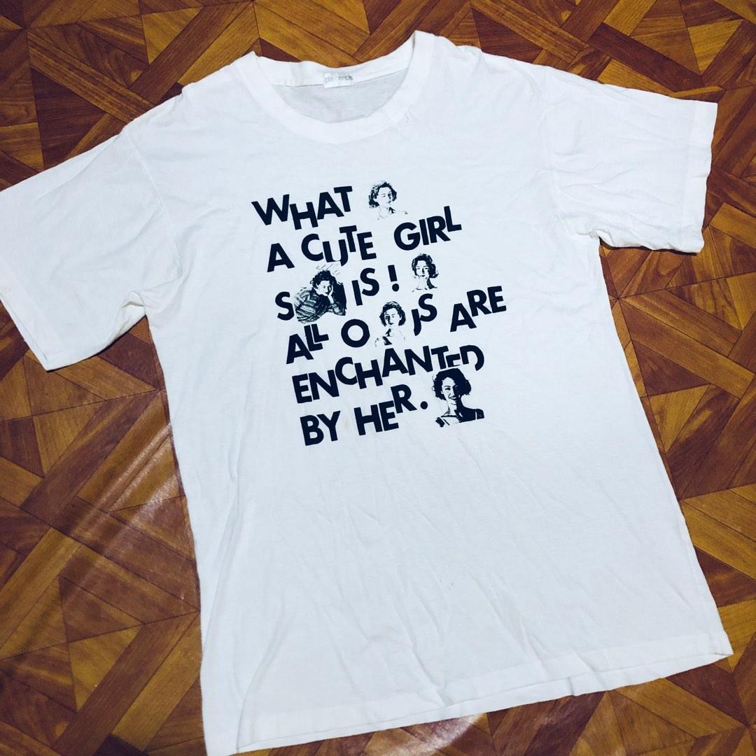 M VINTAGE 90s GIRL QUOTES TEE Men s Fashion Tops Sets