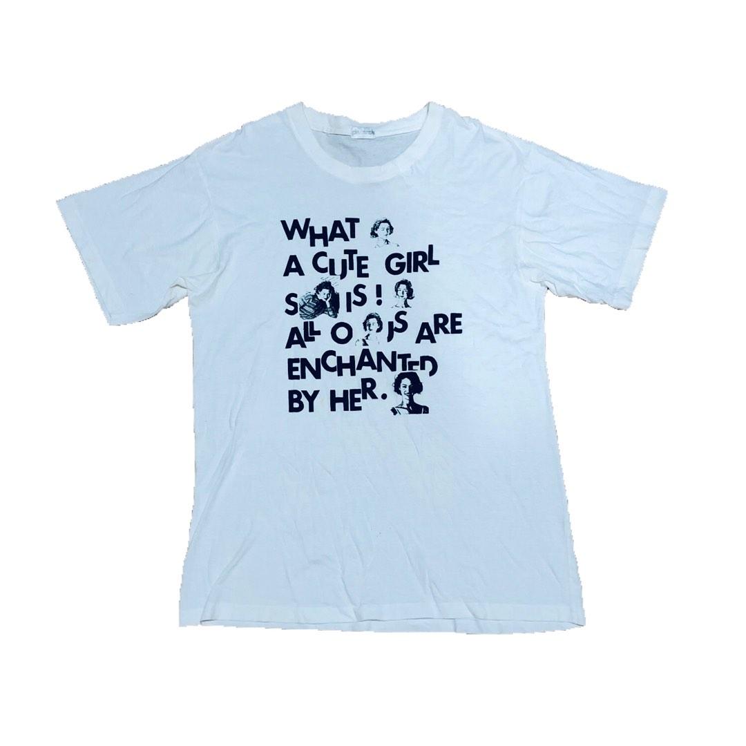 M VINTAGE 90s GIRL QUOTES TEE Men s Fashion Tops Sets
