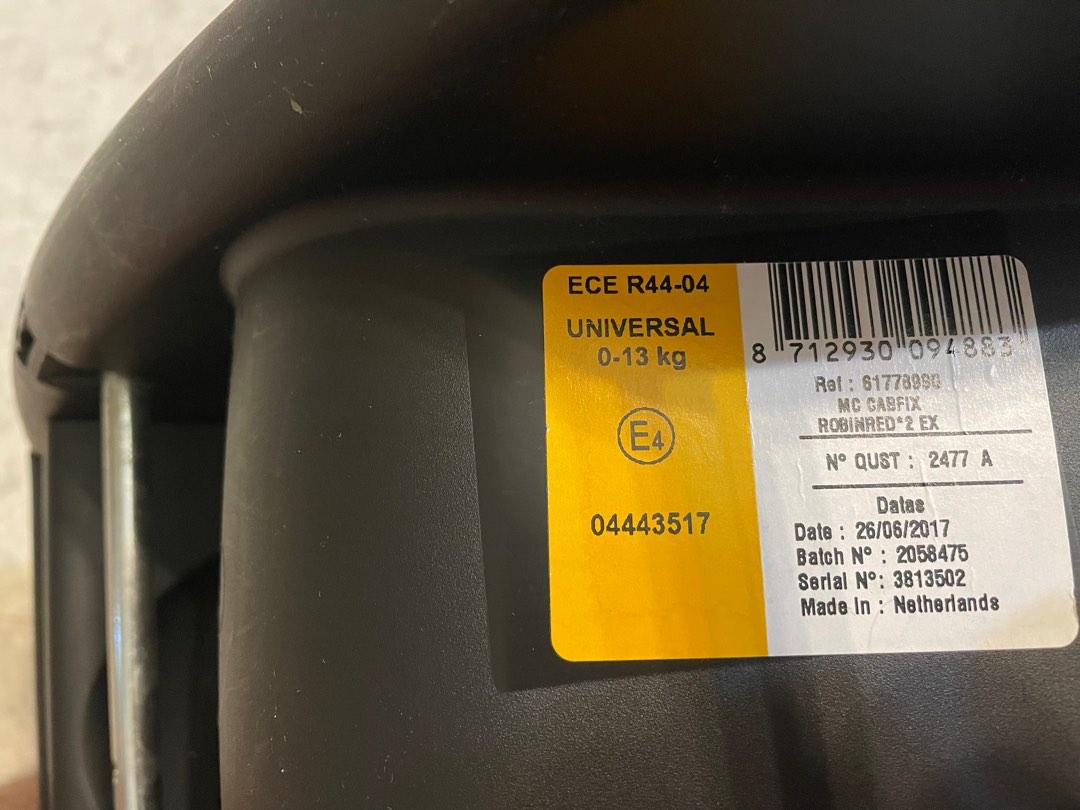 Maxi Cosi Cabriofix Car Seat