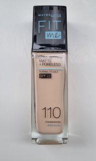 Maybelline FIT Me - 110 Foundation with Clay