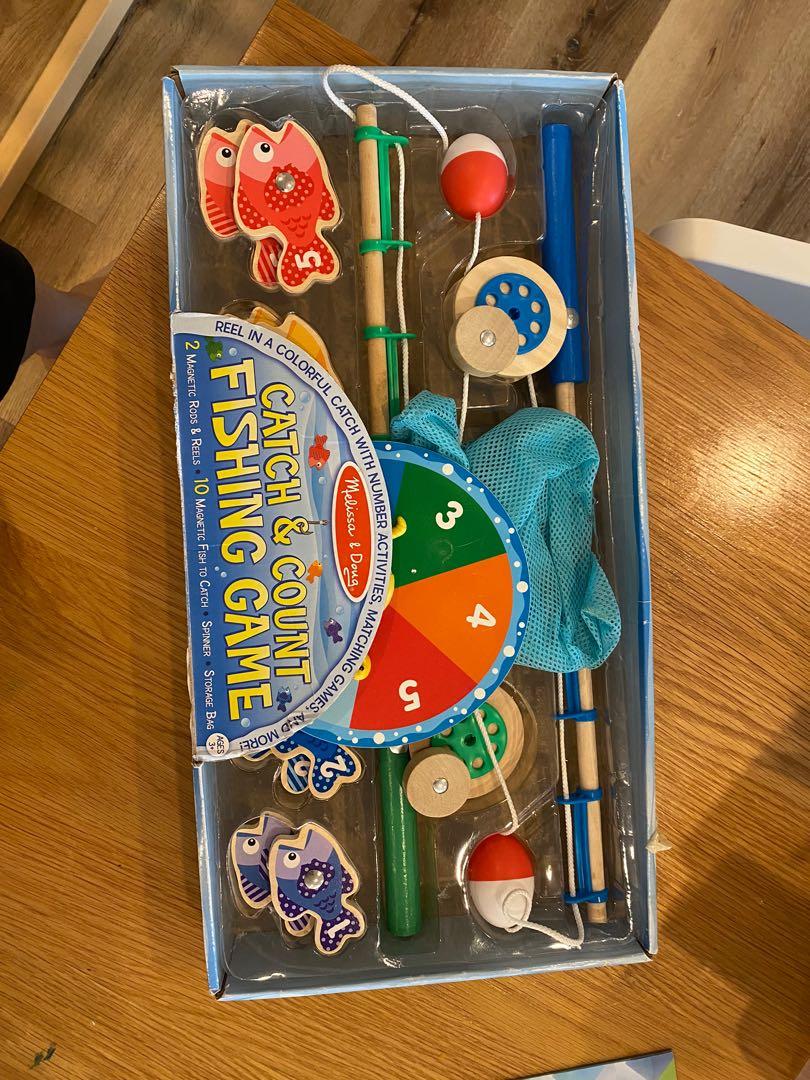 Melissa & Doug - Catch and Count Fishing Game, Hobbies & Toys, Toys & Games  on Carousell