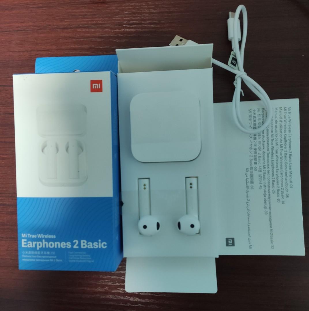 Manual de usuario mi hotsell true wireless earbuds basic