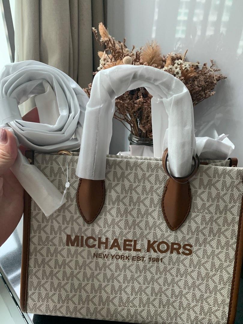 Michael kors canvas tote online