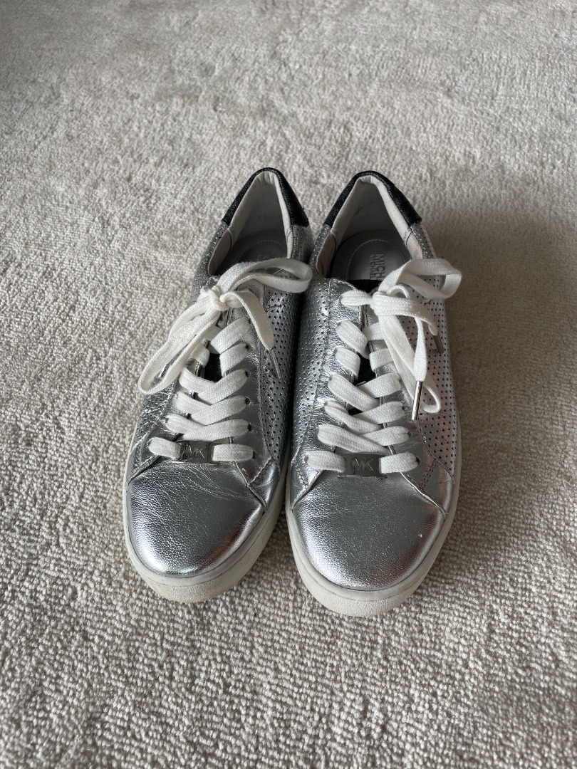 Michael kors black and silver sneakers new arrivals