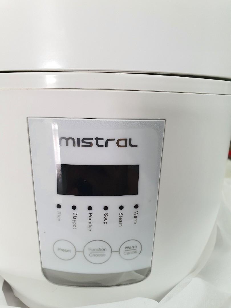 Mistral Rice cooker 1.0L, TV & Home Appliances, Kitchen Appliances, Cookers on Carousell