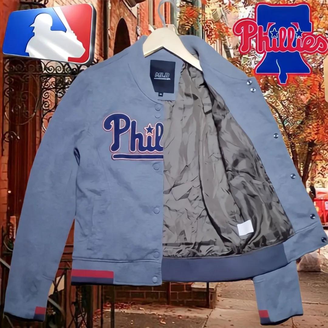 Phillies baseball jacket store