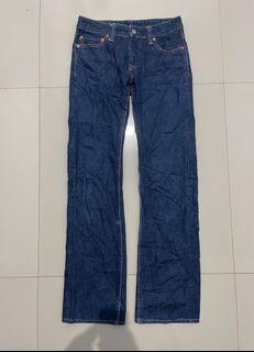 Momotaro Jeans Celana Jeans Selvedge Regular Fit Made in Japan Branded Original