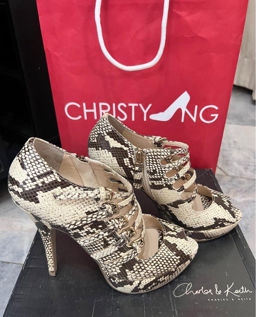 Snake print hotsell heels and bag