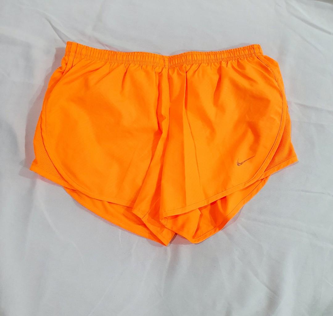 Nike neon orange discount shorts