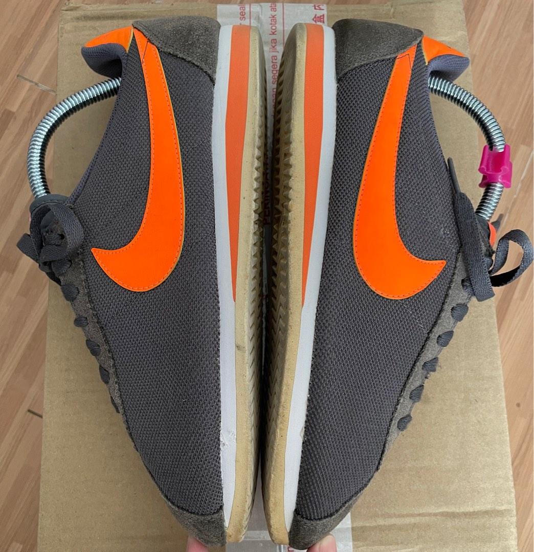 Nike Cortez Dark Grey Orange 8UK Men s Fashion Footwear