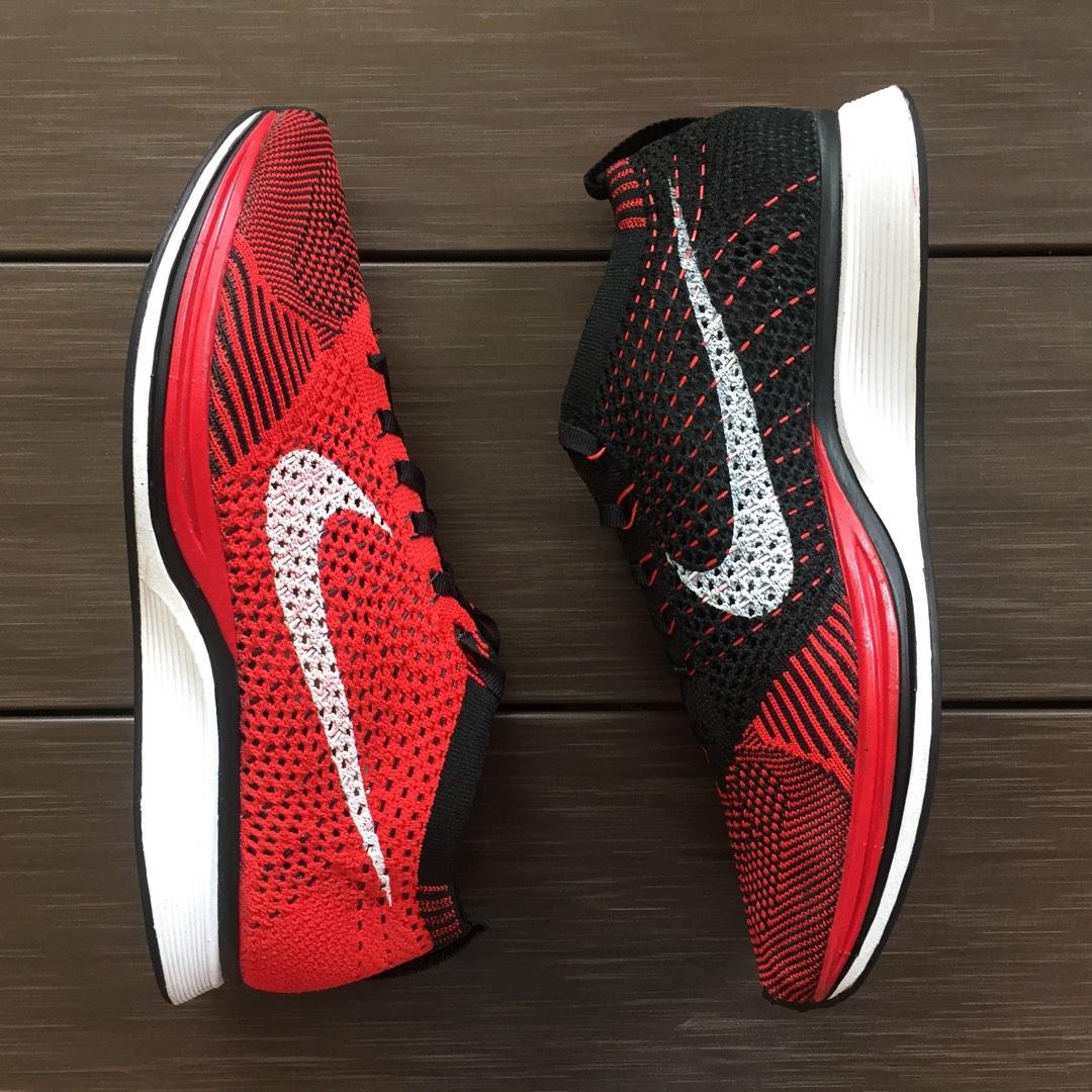 flyknit racer university red