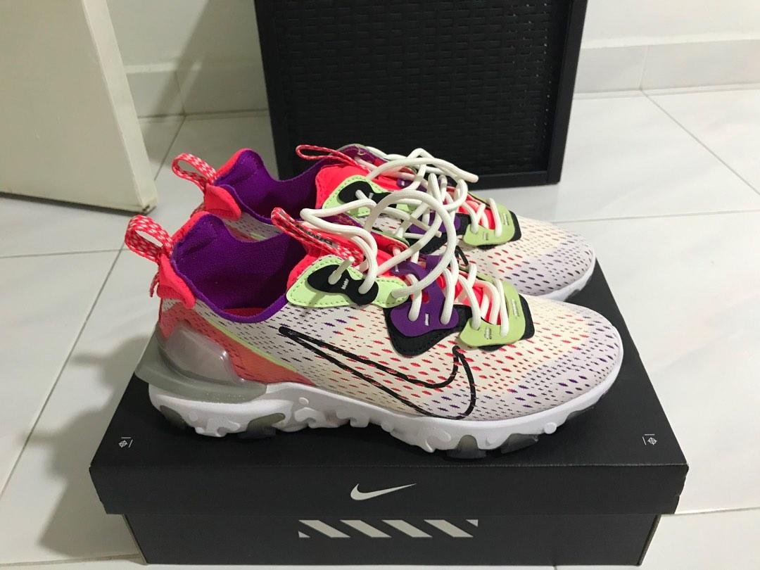 Nike React Vision (Category: Sneakers) located in Johor Bahru. Submitted by mohammadsyazwan93 (Listing ID 1185688661, Image 3). Description: Original Men’s Nike React Vision Condition 9.5/10 Size: US7.5/UK6.5 RM200 + postage RM10.