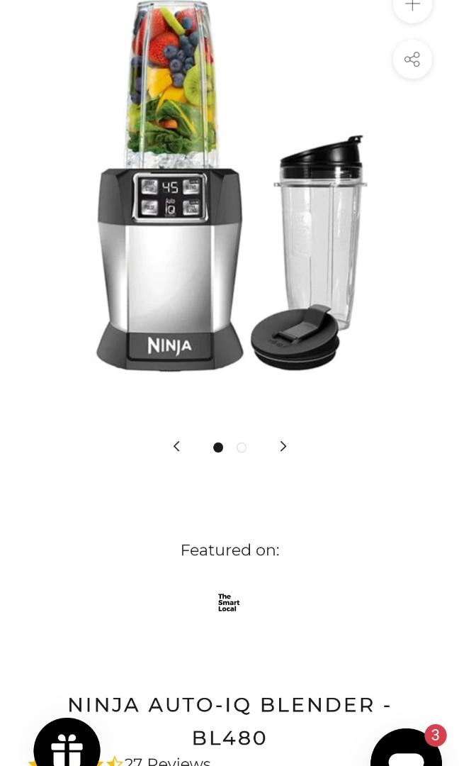 Brand New Ninja Blender Auto-IQ Blender BL480 1000w Juicer Smoothie. 2yrs  Local Warranty !!