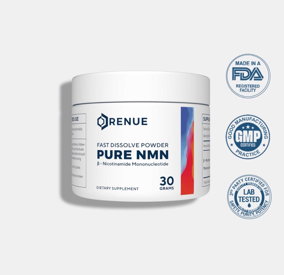 美國直送］NMN 500mg, 60日份量, 粉狀, 包國際快遞, 健康及營養食用品