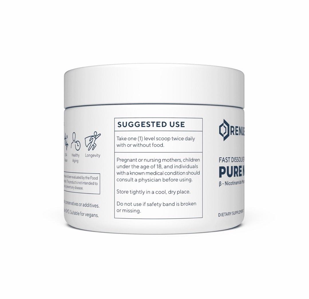 美國直送］NMN 500mg, 60日份量, 粉狀, 包國際快遞, 健康及營養食用品