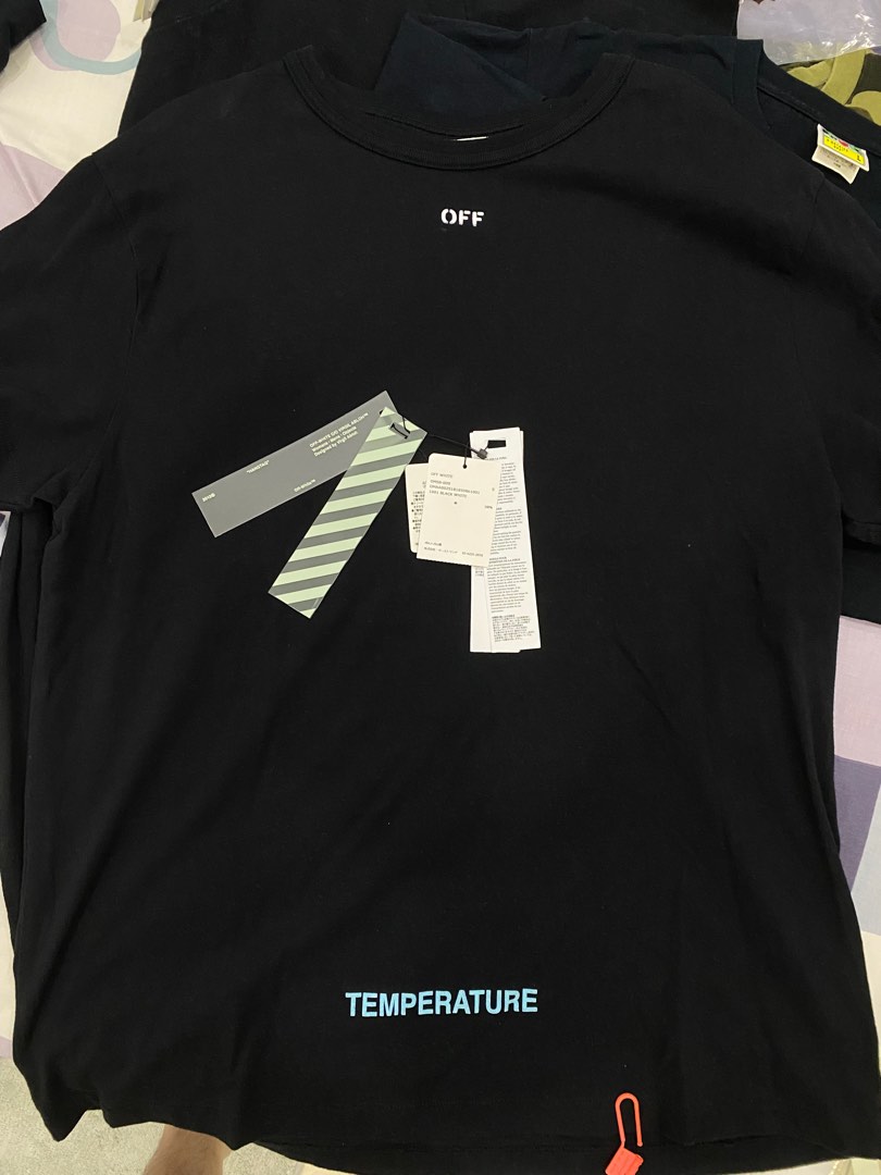 Off white diag shop temperature t shirt