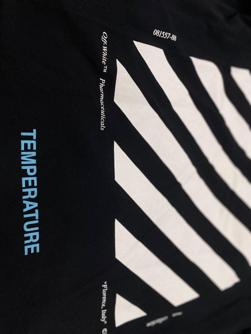 Off white deals diagonal temperature tee