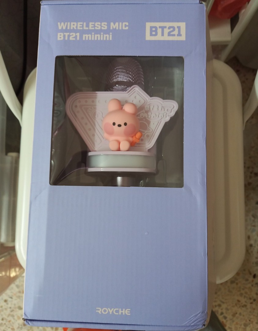 BT21 BTS Microphone Bluetooth cooky jungkook wireless photocard