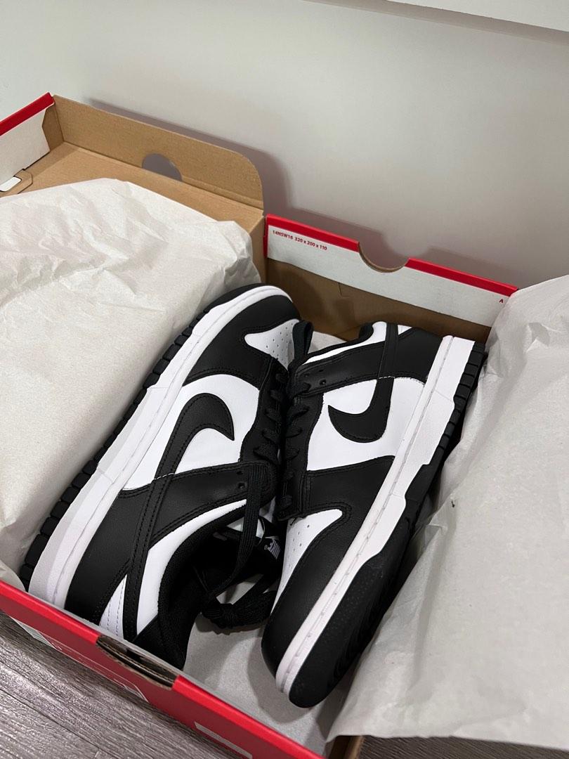 Original New Nike Dunk Low Panda JD RAFFLE Men s Fashion