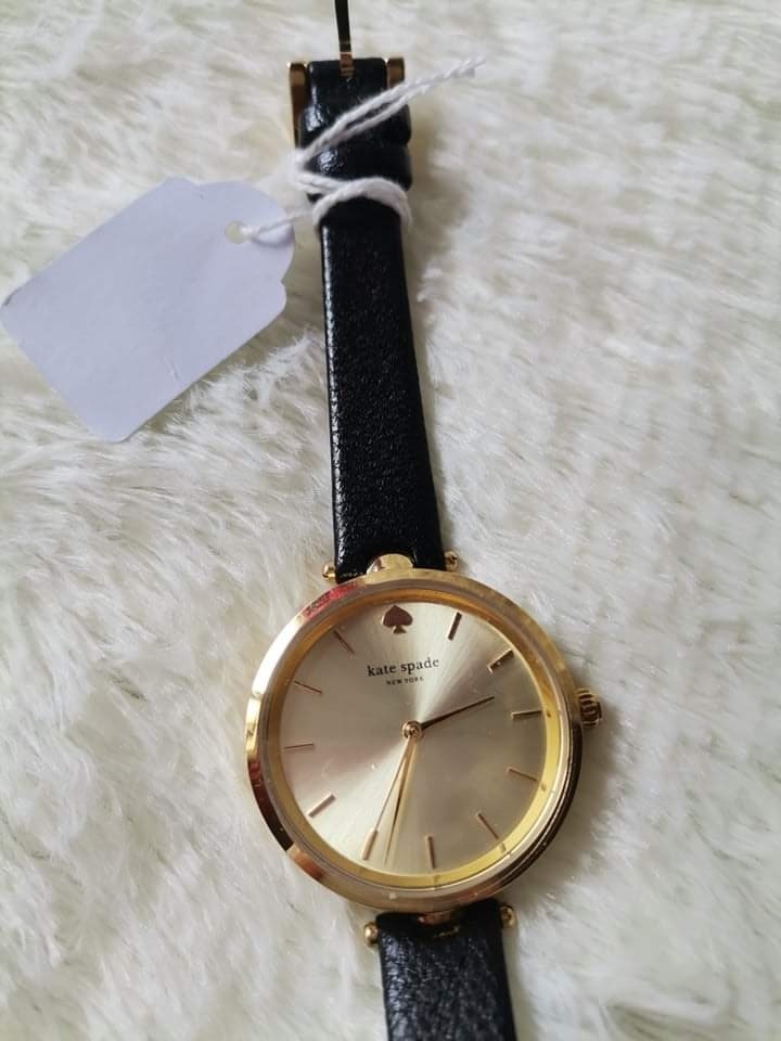 Original Kate Spade leather black watch, Women's Fashion, Watches &  Accessories, Watches on Carousell