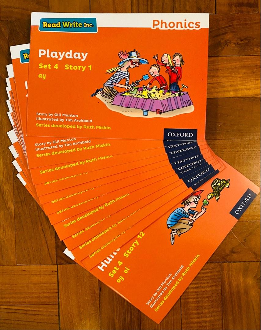 Oxford Phonics Story Book for Children by Read Write Inc. Set 4 of