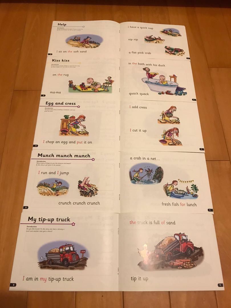 OXFORD Read Write Inc Phonics Red Ditty Book 1 10 Full Set , 興趣及遊戲