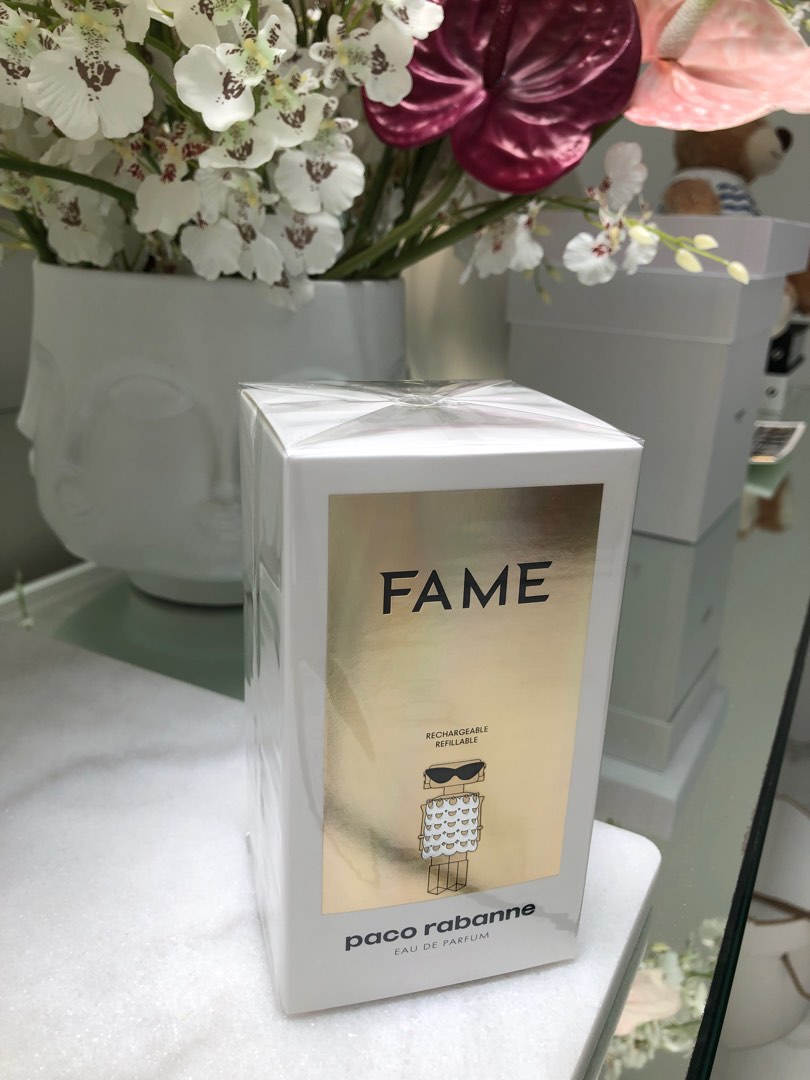Paco Rabanne FAME Eau De Parfum refillable, Beauty & Personal Care ...