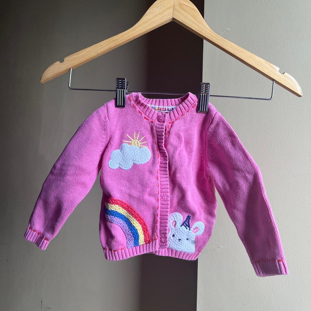 Pink Baby Cardigan, Babies & Kids, Babies & Kids Fashion on Carousell