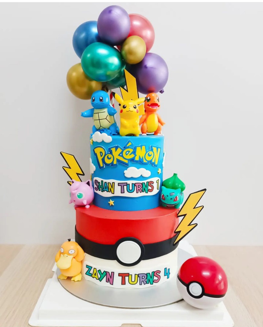 Pokemon Pokeball (Shiny Charizard) Cake – BakeAvenue