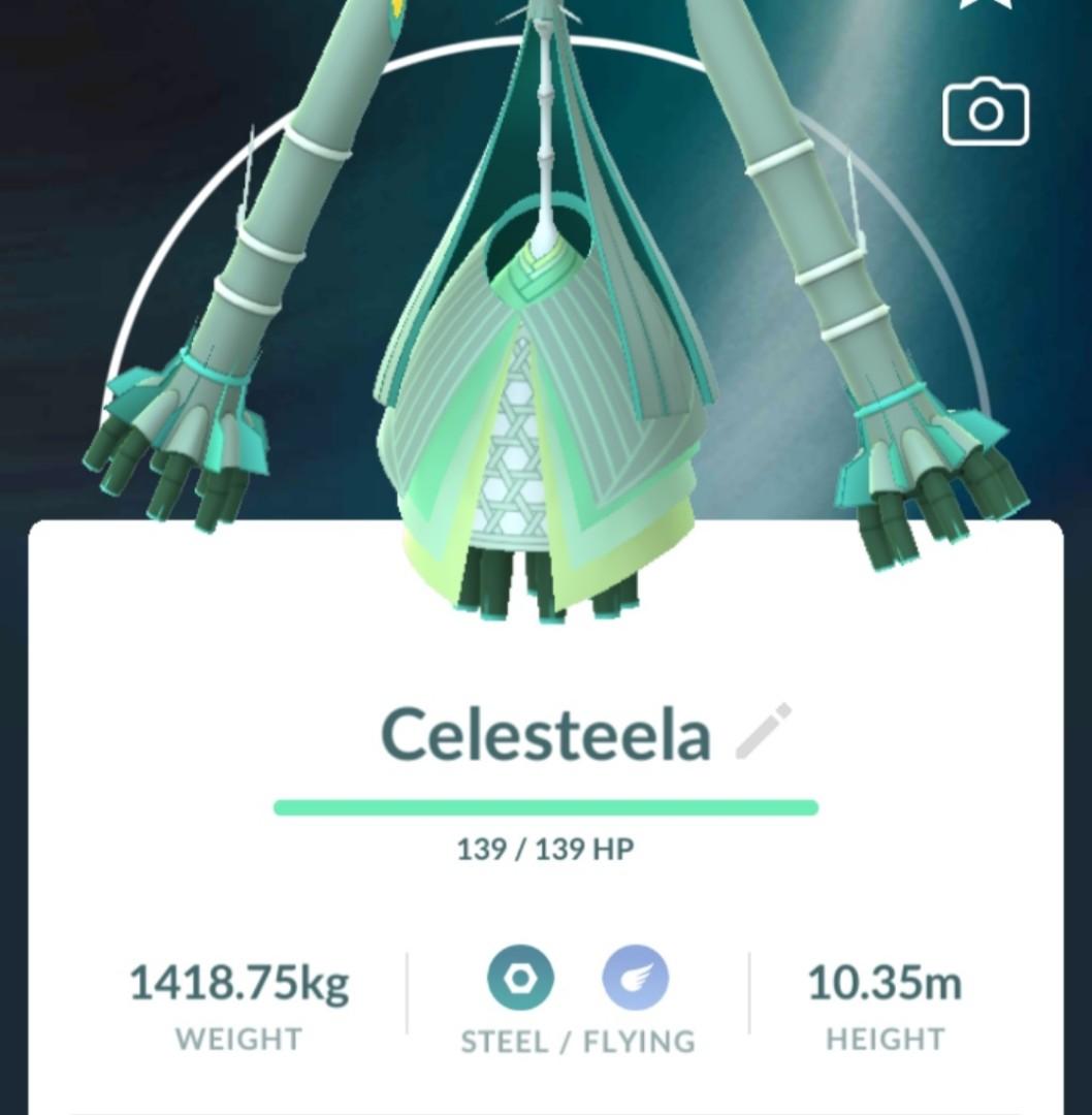 Legendary Ultra Beast Celesteela Service - Pokemon GO Account Service