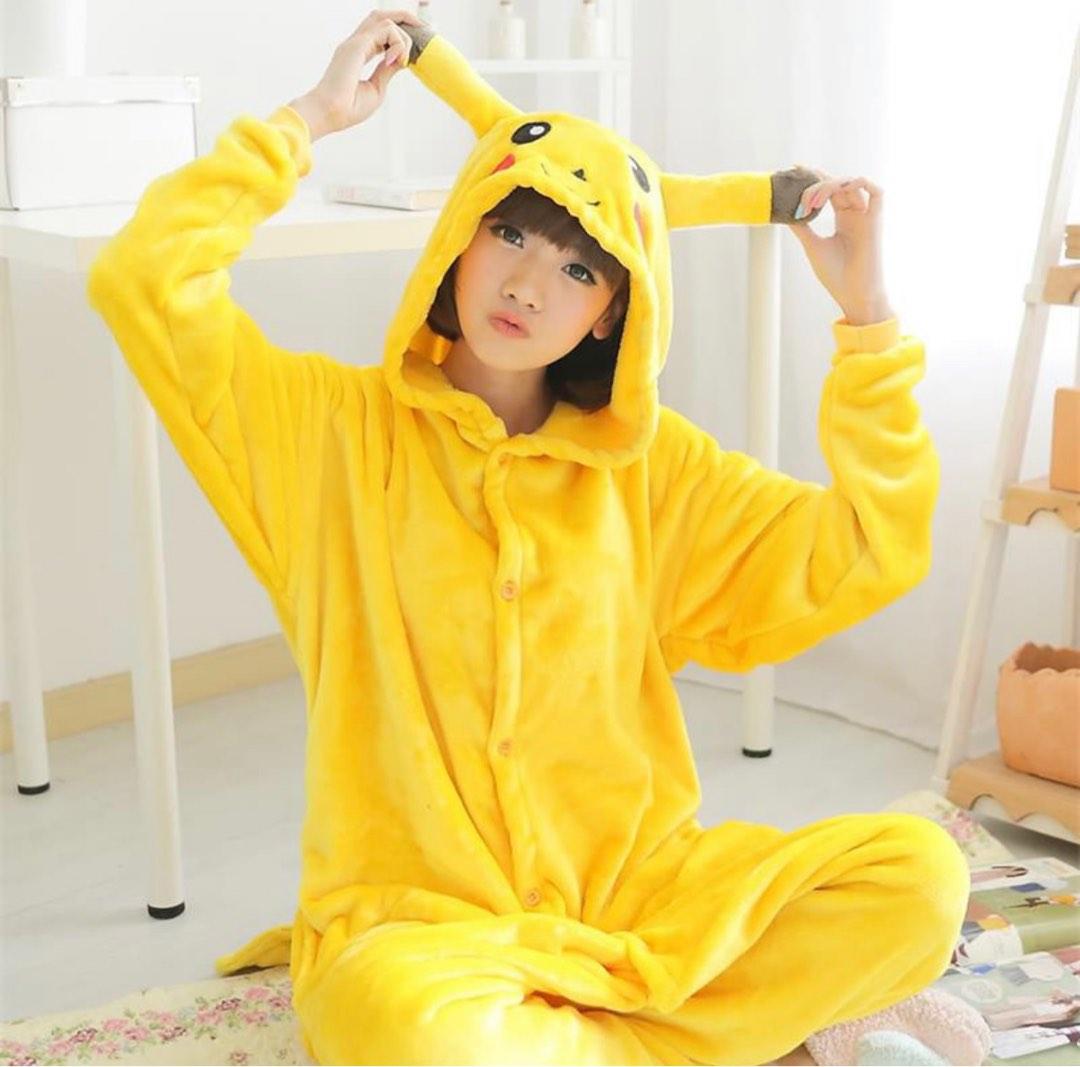 Pikachu zip up 2025 onesie