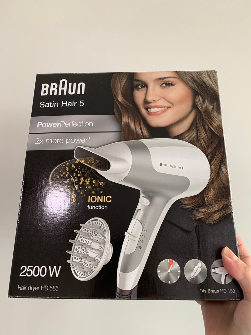Pre-loved) Braun Hairdryer Satin Hair 5, Beauty & Personal Care, Hair on  Carousell