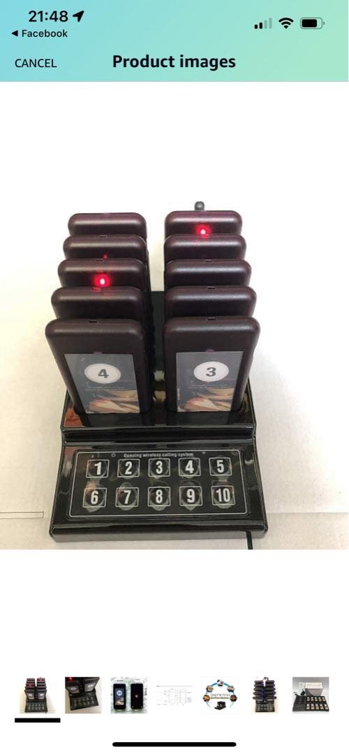 Queue Wireless Calling System (Category: Other Gadgets) located in Singapore. Submitted by IanJoseph (Listing ID 1185582727, Image 1). Description: .