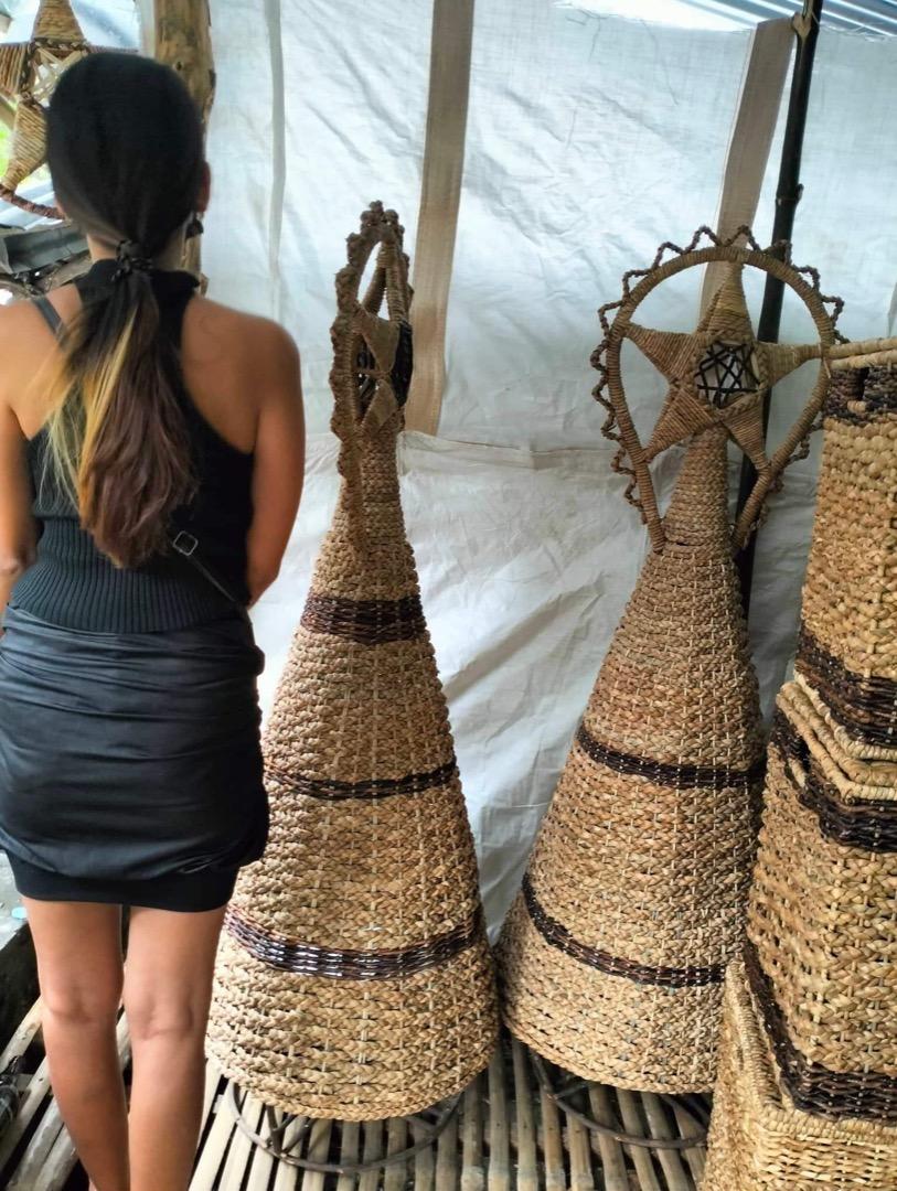 Rattan Christmas Tree, Furniture & Home Living, Home Decor, Other Home