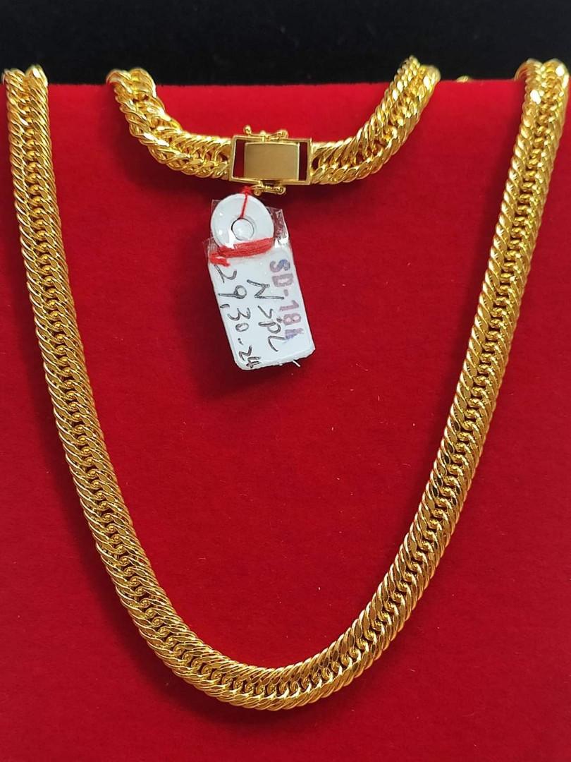 Real gold necklace, Luxury, Accessories on Carousell