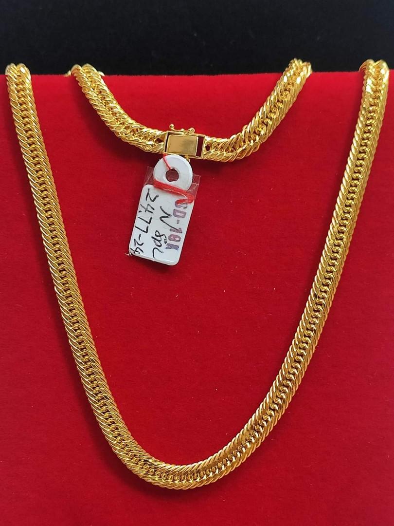 Real gold necklace, Luxury, Accessories on Carousell