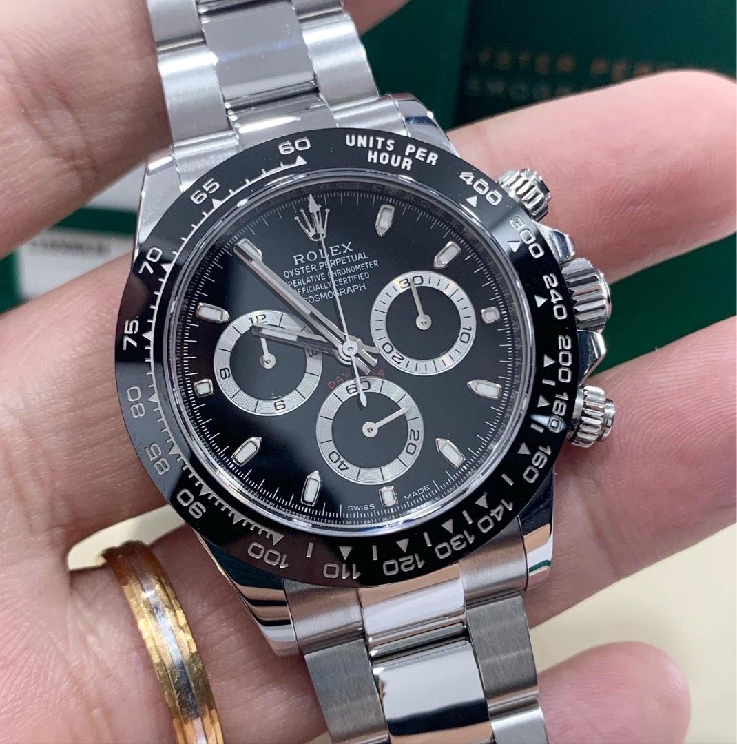 Daytona black sales dial ceramic