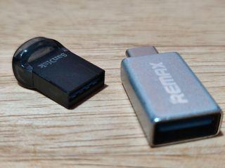 Sandisk 256gb USB Flash Drive with Free Type-C OTG Adaptor