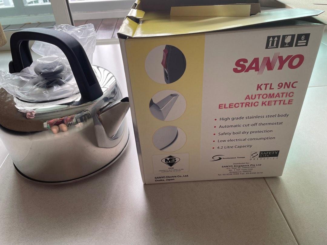 Sanyo electric kettle KTL 9NC 4.2L, Furniture & Home Living