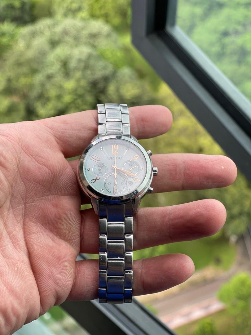 Seiko ladies sapphire crystal watch outlet