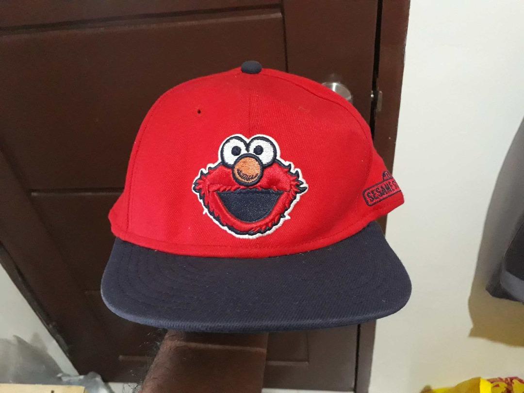Sesame street ELMO baseball cap fiited cap, Men's Fashion, Watches ...