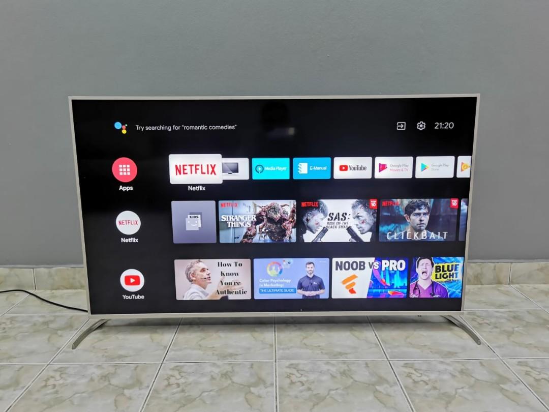 Skyworth 58" Smart Tv Android UHD 4K, TV & Home Appliances, TV