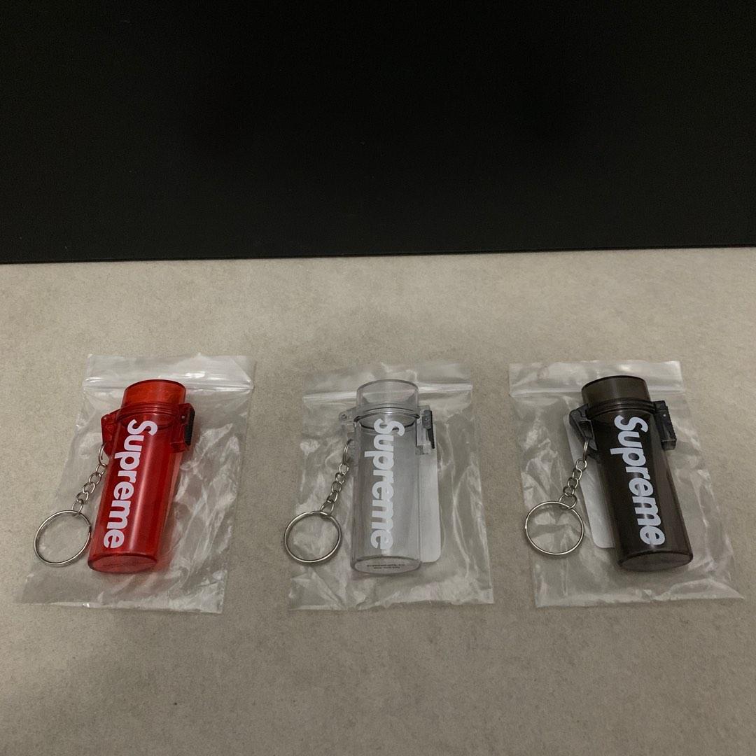 Supreme Waterproof Lighter Case Keychain Clear